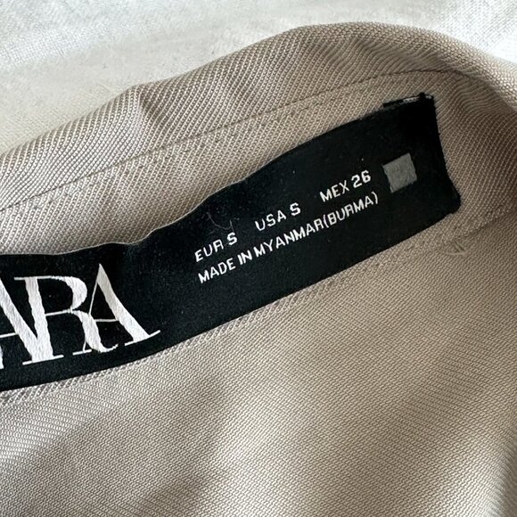 ZARA RELAXED FIT OVERSHIRT SHIRT / JACKET - Picture 8 of 9